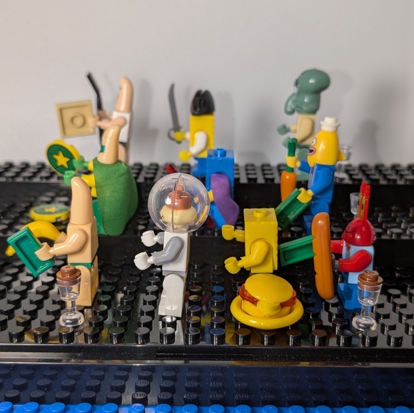 10 Minifigures-SpongeBob SquarePants Nickolodeon Building Block Toy Patrick Star - Picture 4 of 10